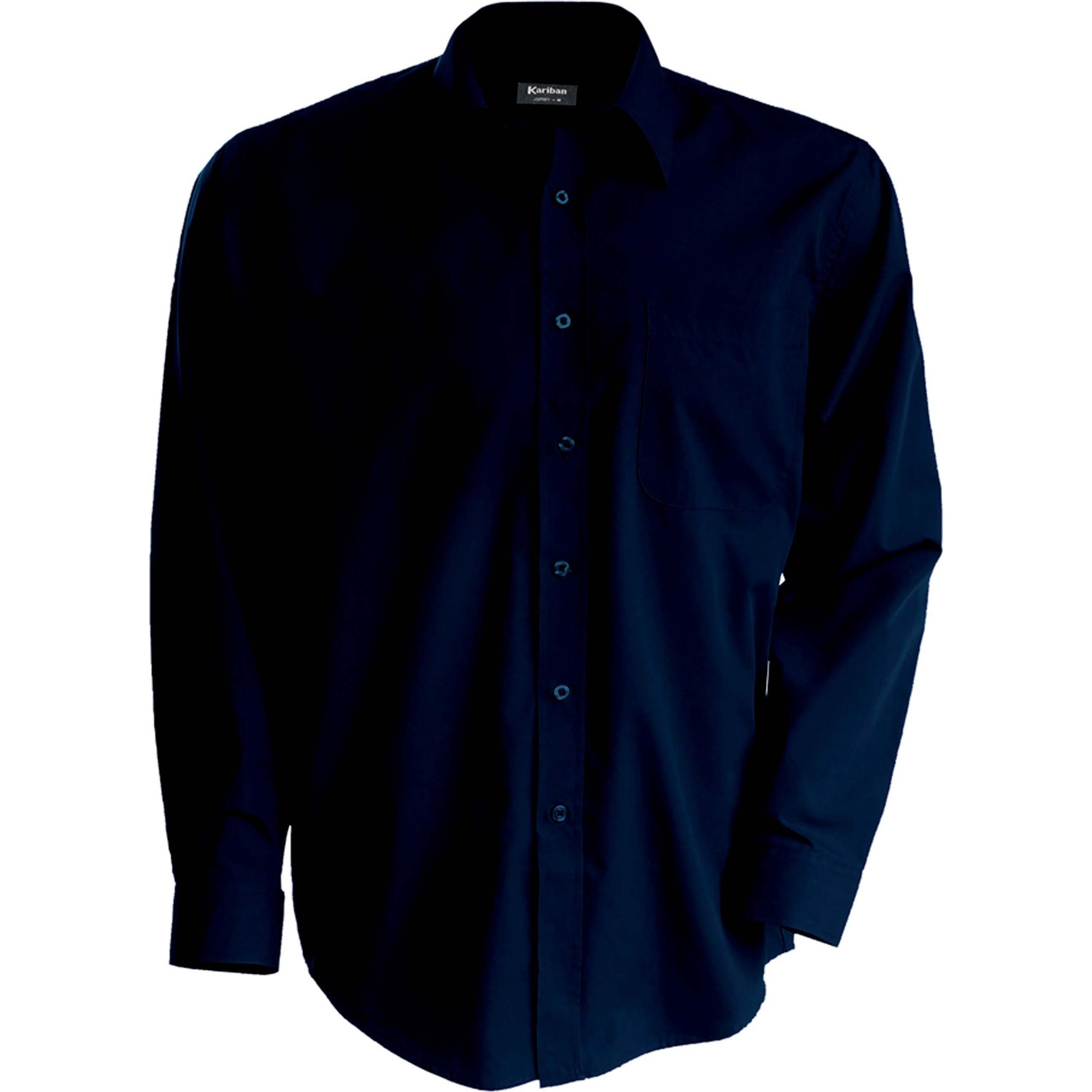 Thumbnail - Kariban, Herren, Hemd, Jofrey, Blau, (6XL)