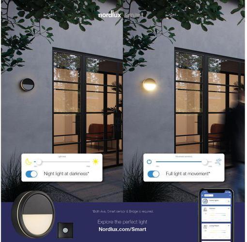 Actual product image Nordlux Ava, ceiling lamp, gray (600 lm)