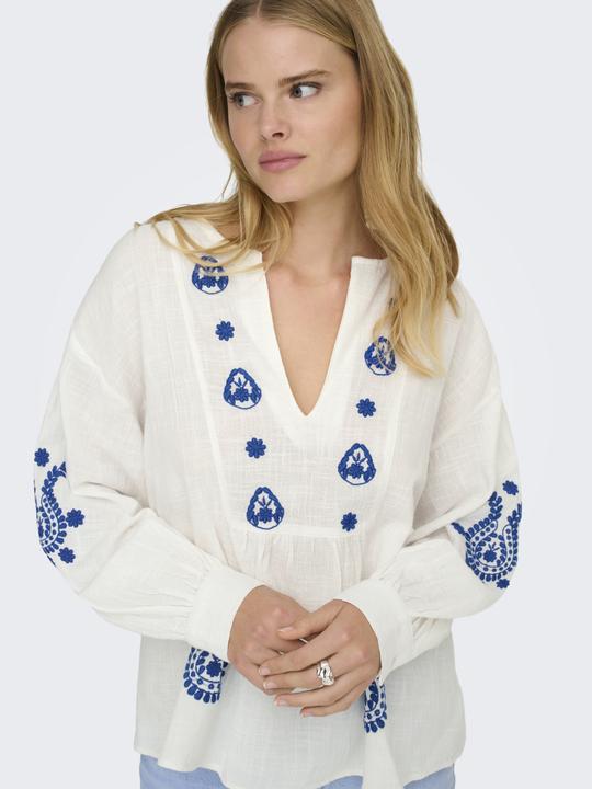Produktbild Only Nur Bluse Onlmoon Langarm Oberteil Gewebt Noos Cloud Dancer (M)