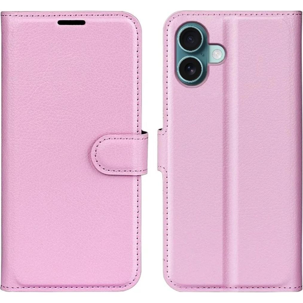 Screenguard Apple iPhone 16 Leather Guard Lederhülle (Apple iPhone 16), Smartphone Hülle, Rosa