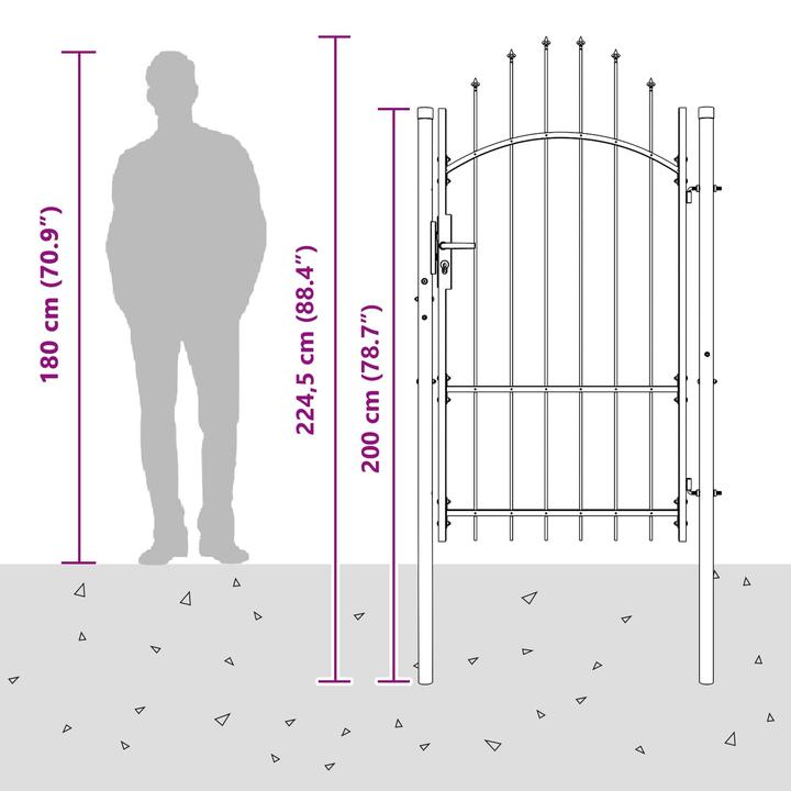 Produktbild vidaXL Gartenbarriere