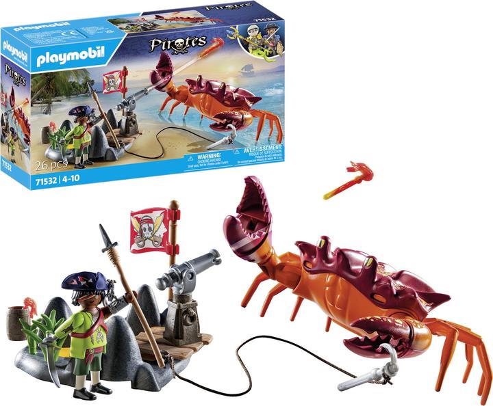 Actual product image Playmobil 71532 Fight against the giant crab (71532, Playmobil Pirates)