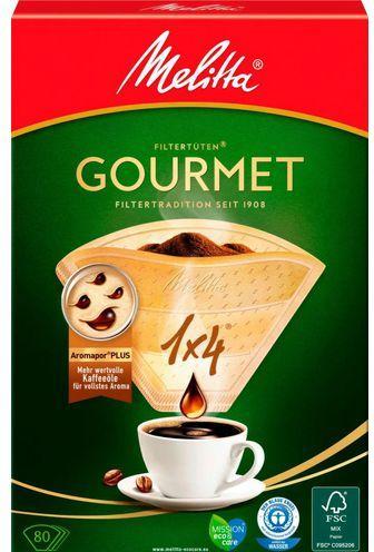Actual product image Melitta Mel filter bags Gourmet natural 1x4 80pcs.