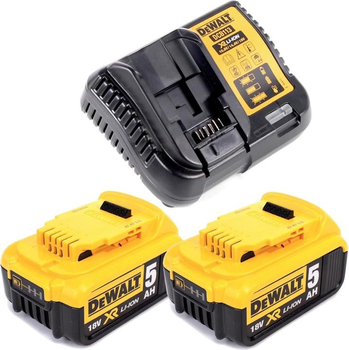 Produktbild DeWalt DCM 563 P2 Akku Heckenschere 18V 55,8cm + 2x 5,0Ah Akku + Ladegerät (Akkubetrieb)