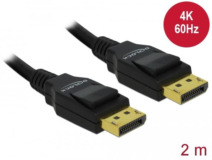 Produktbild Delock DisplayPort — DisplayPort (2 m, DisplayPort, 1.2)