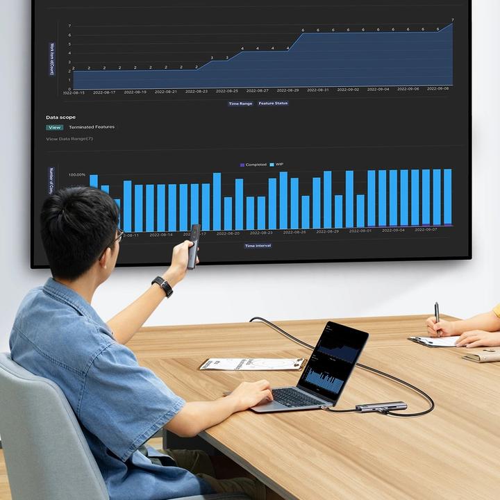Actual product image Baseus StarJoy Series (USB-C, 8 ports)