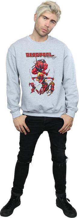 Actual product image Mens Deadpool Family Sweatshirt (XXL)