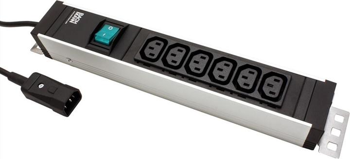 Produktbild Bachmann Kaltgeräte-Steckdosenleiste (6x, IEC 60906-1, 2 m)