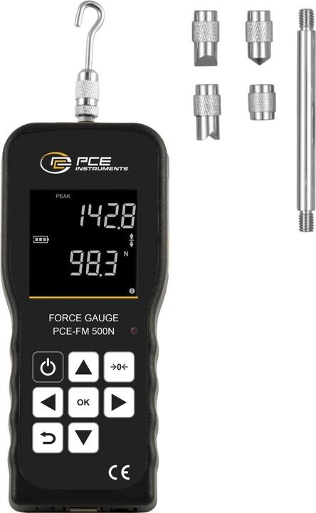 Image du produit PCE Instruments PCE-FM 500N Dynamomètre standard d'usine (sans certificat)