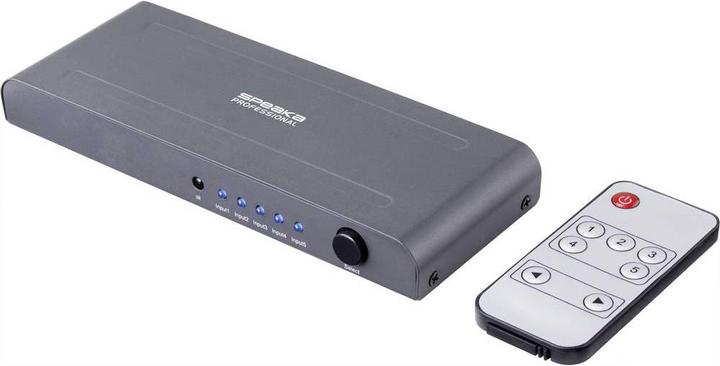 SpeaKa Professional 5-way HDMI Switch