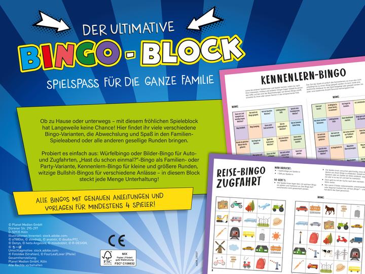 Produktbild Der ultimative Bingo-Block für die ganze Familie (Deutsch)