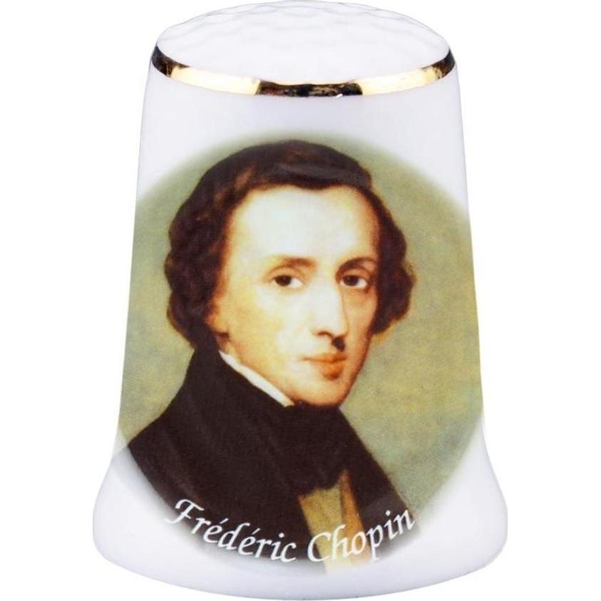 Reutter, Deko Objekt, Fingerhut Porzellan, Frederic Chopin