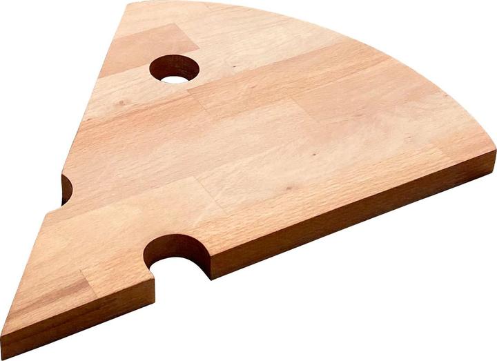 Actual product image Natura Punto Cheese Board Triangular, Beech Wood