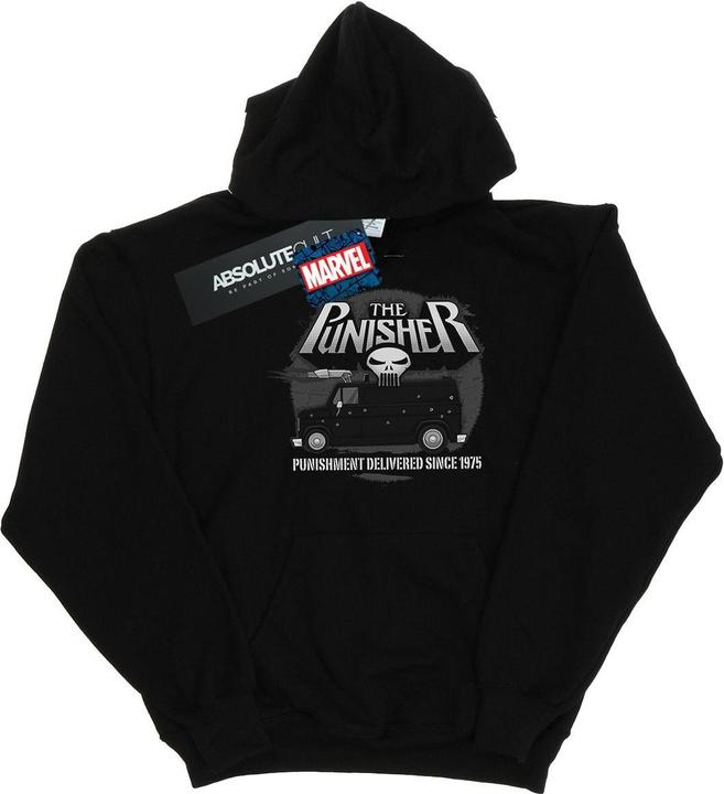 Immagine prodotto The Punisher Battle Van Felpa con Cappuccio Uomo (4XL)