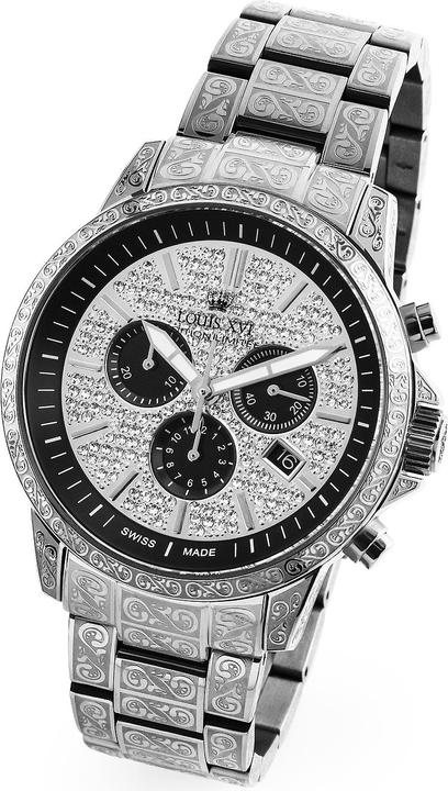 Actual product image Louis XVI Palais Royale Iced Out (Chronograph, 43 mm)