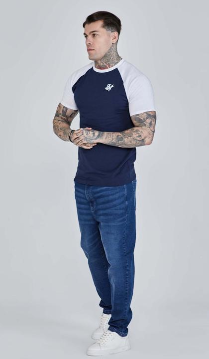 Actual product image Siksilk T-Shirt Raglan T-Shirt (M)