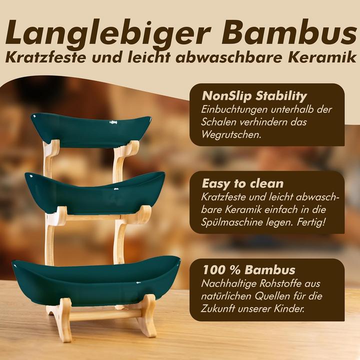 Produktbild Vaneja 3-stöckige Obst-Etagere