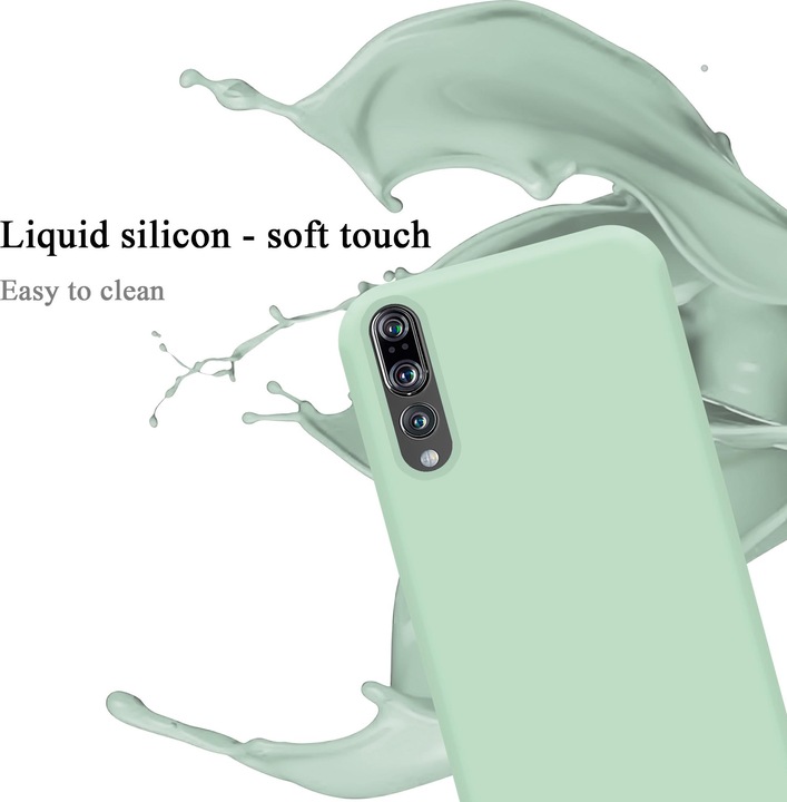 Immagine prodotto Cadorabo Copertura della cassa del silicone liquido TPU (Huawei P20 Pro, Huawei P20 Plus)