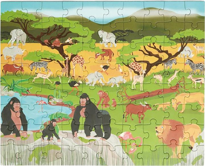 Immagine prodotto Scratch Puzzle magnetico savana grande (80 pezzi)