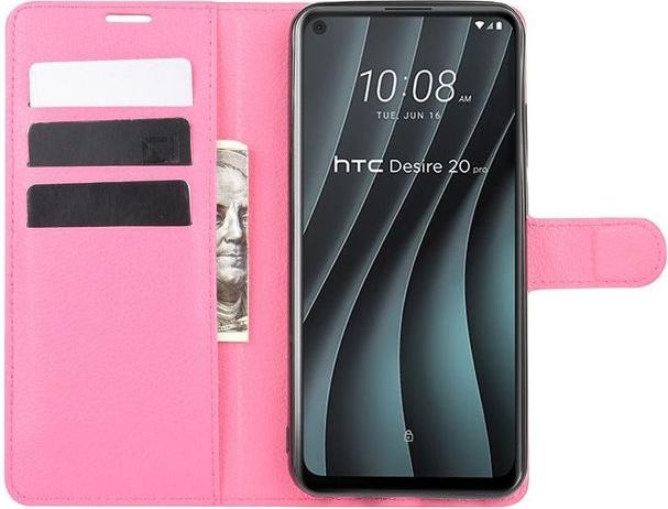 Actual product image MU Classic Litchi Leather Bookcover Series (HTC Desire 20 Pro)