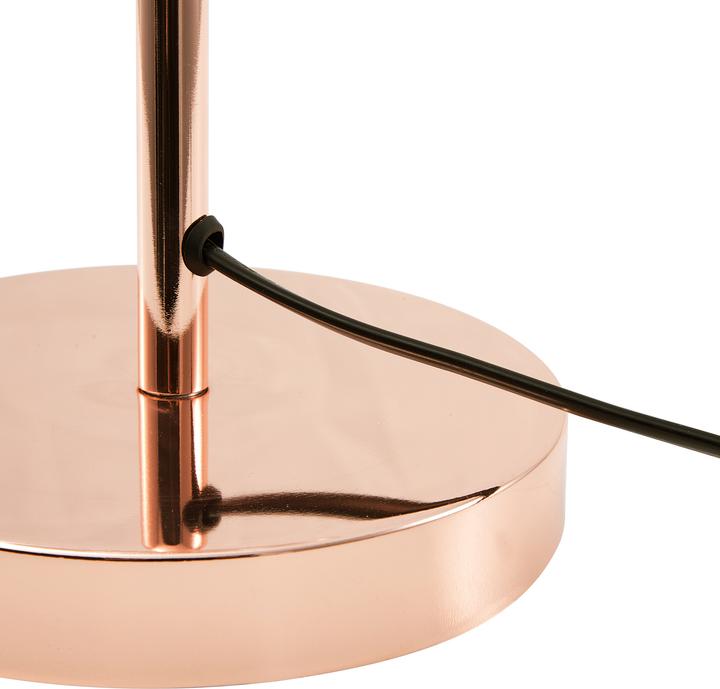 Produktbild Beliani Tischlampe kupferrot 44 cm rund SENETTE (E27)