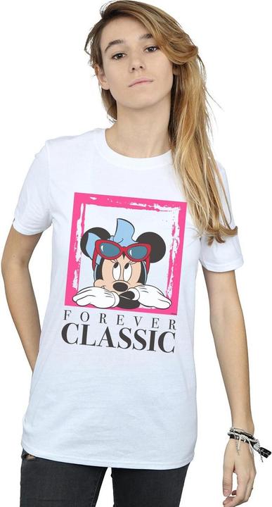 Actual product image Disney Womens/Ladies Minnie Mouse Forever Classic Cotton Boyfriend T-Shirt (XXL)