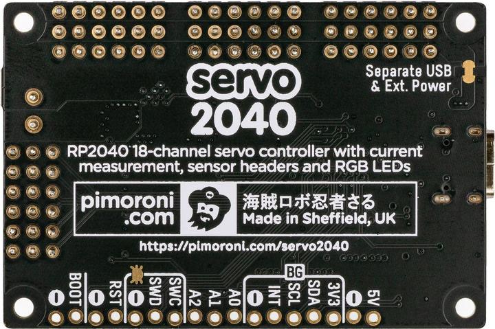 Actual product image Berrybase Pimoroni Servo 2040 - 18 Channel Servo Controller