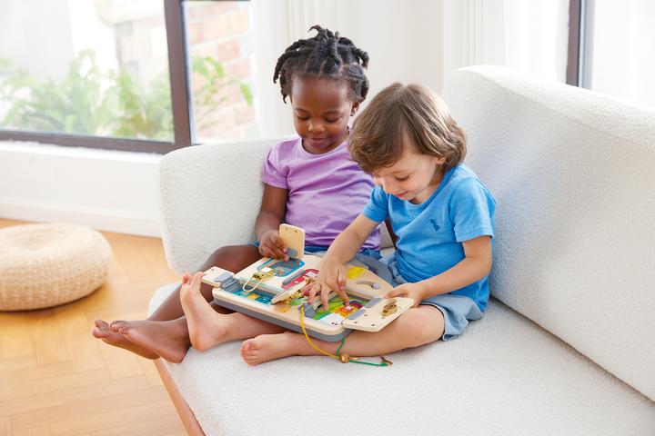 Actual product image Hape Game board lock & key