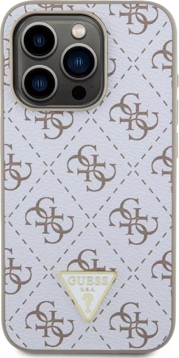 Produktbild Guess GUHCP16XPG4GPH iPhone 16 Pro Max 6.9" biały/white hardcase New 4G Triangle (Apple iPhone 16 Pro Max)