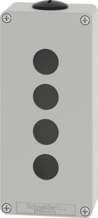 Produktbild Schneider Electric XAPD3204 Leergehäuse XAP Metall grau für 4x22mm - CSA (Gehäuse)