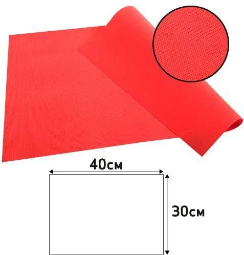 Image du produit PROnappe Set de table jetable Spunbond, 400 x 300 mm, rouge (100 pcs, 30 x 40 cm)