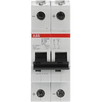 Thumbnail - ABB, Schutzschalter, LS S202M-B16UC Sicherungsautomat B-Char., 10kA, 16A, 2P