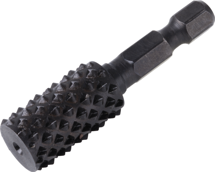 Actual product image wolfcraft 1 Rotary Rasp Cylindre For Wood Hex Shank (48 mm)