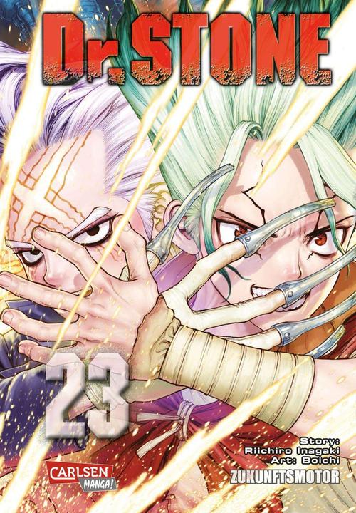 Actual product image Dr. Stone 23 (German, Boichi, Riichiro Inagaki, Yuki Kowalsky, 2023)
