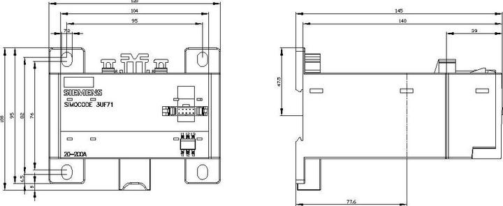 Actual product image Siemens Current recording module