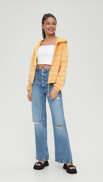 Produktbild s.Oliver Sweatshirt Kapuzenpulli mit Boxy Shape (S)