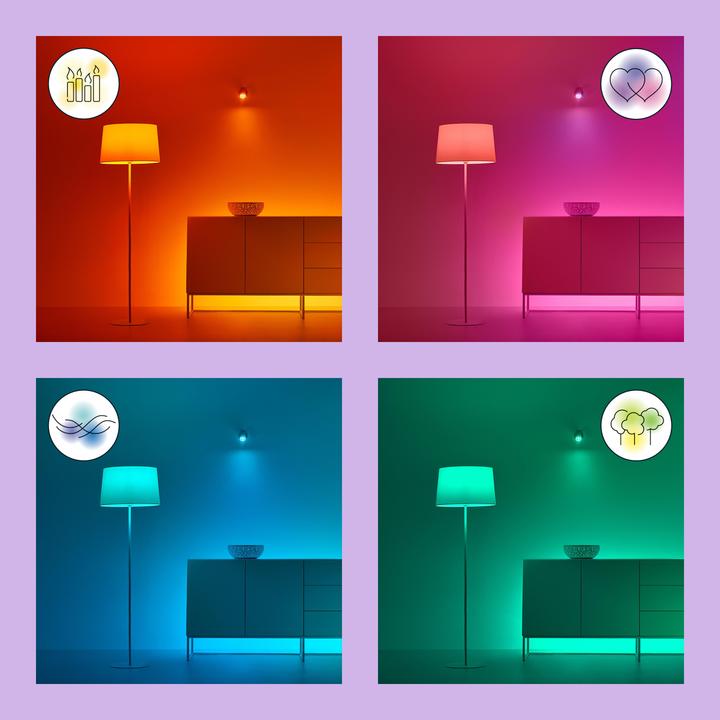 Produktbild WiZ Lampe 40W E14 Kerzenform (E14, 4.80 W, 470 lm, 1 x, F)
