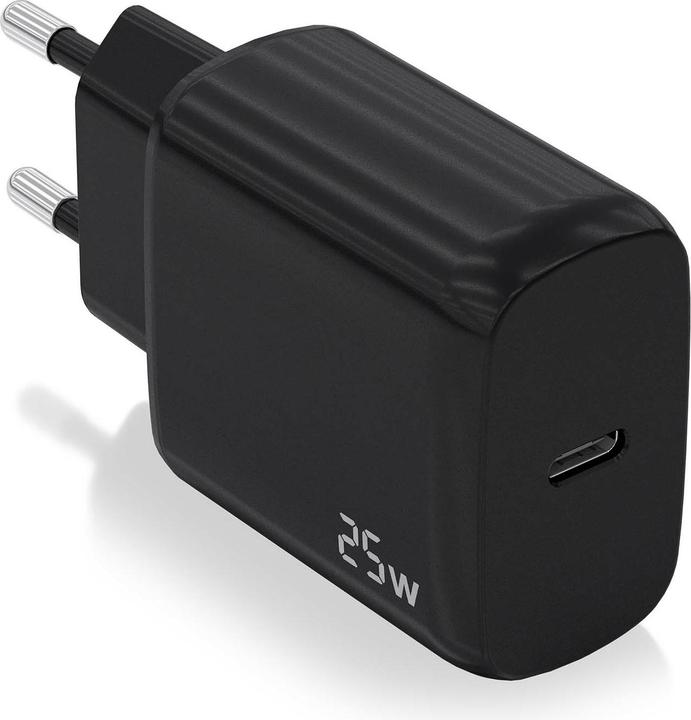 Aisens CARGADOR USB-C PD3.0 1 PUERTO 1XUSB-C 25W NEGRO (25 W, 1 Port)