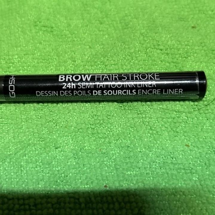 Actual product image Gosh Brow Hair Stroke 24h Semi Tattoo Ink Liner 001 Brown - New and Sealed (Brown)