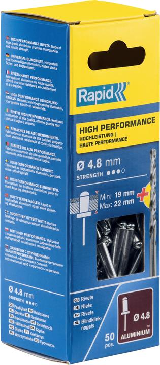 Rapid Rivetto universale cieco Ø 4,8 x 25 mm (50x)