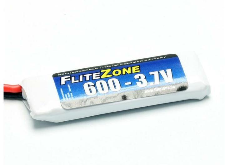 Immagine prodotto FliteZone Batteria RC LiPo 600 mAh 3,7 V 25C (3.70 V, 600 mAh)