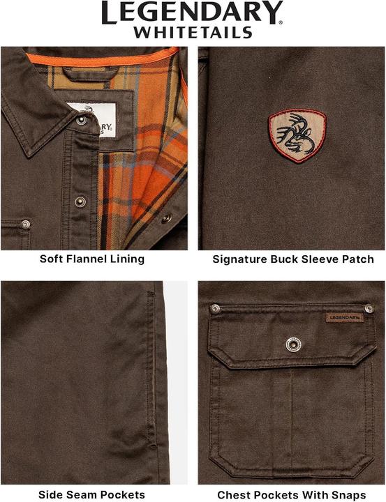 Produktbild Legendary Whitetails Giacca Camicia Foderata in Flanella Robusta Journeyman