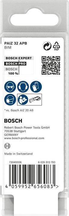 Productafbeelding Bosch Professional Zubehör PRO PAIZ 32 APB mes voor multifunctioneel gereedschap, 32 x 60 mm