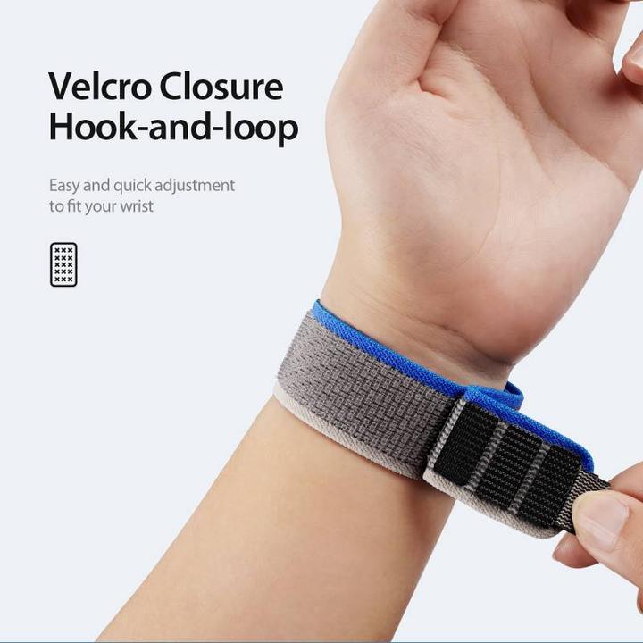 Image du produit Dux Ducis Bracelet Sport Velcro pour Apple Watch 8 / 7 / 6 / SE / 5 / 4 / 3 / 2 / 1 (38, 40, 41 mm) (38 mm, Nylon)