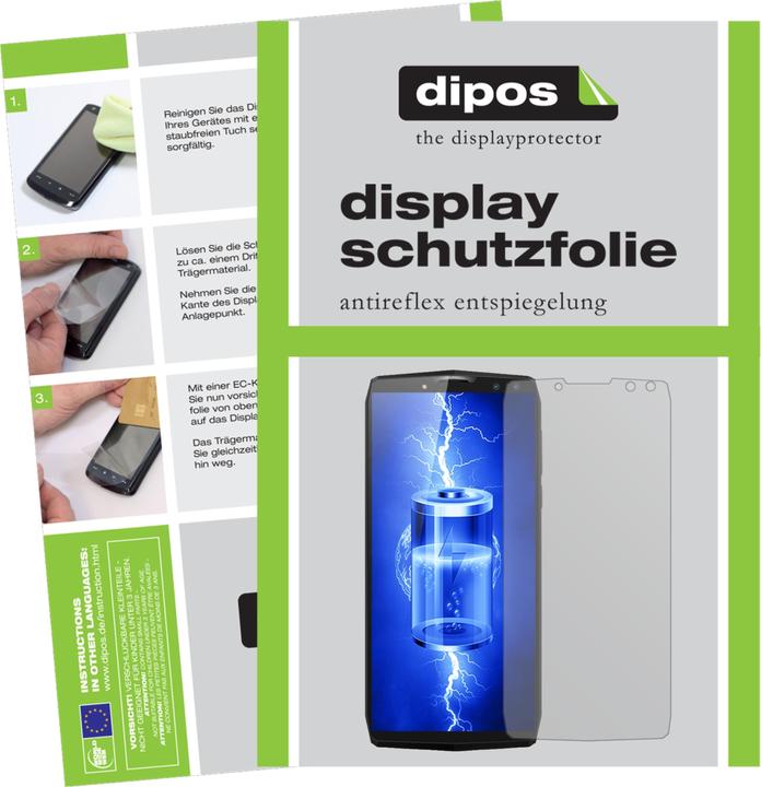 Actual product image Dipos Screen Protector Anti-Glare (2 Piece, Blackview P10000 Pro)
