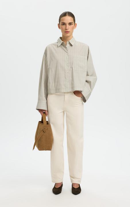 Immagine prodotto Selected Slfastha Ls Cropped Boxy Shirt Noos (38)