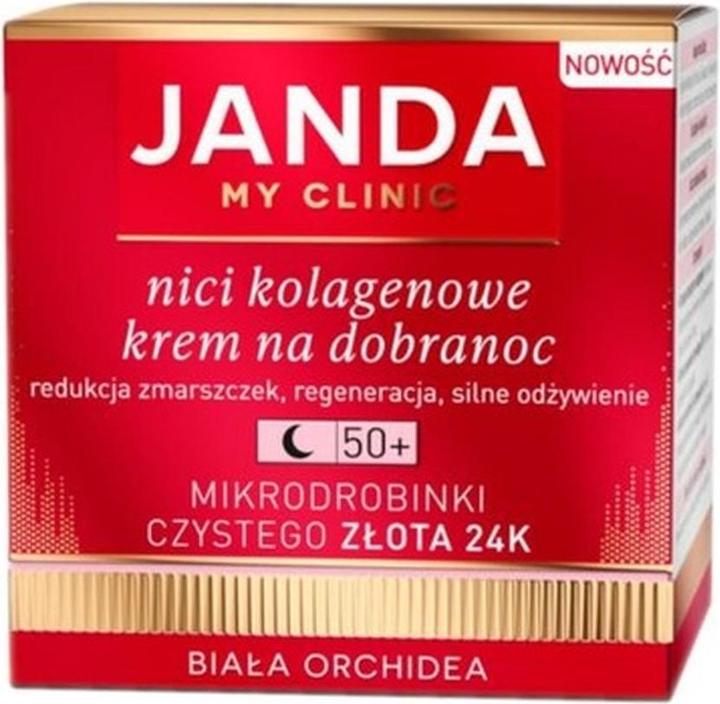 Produktbild Janda Collagen Threads Good Night Cream 50+ With Microparticles Of Pure Gold 24K White Orchid 50Ml (50 ml, Nachtcreme)
