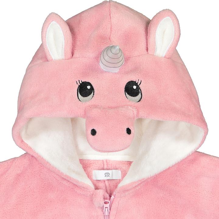 Actual product image La Redoute Collections Fleece overall with unicorn hood (102)