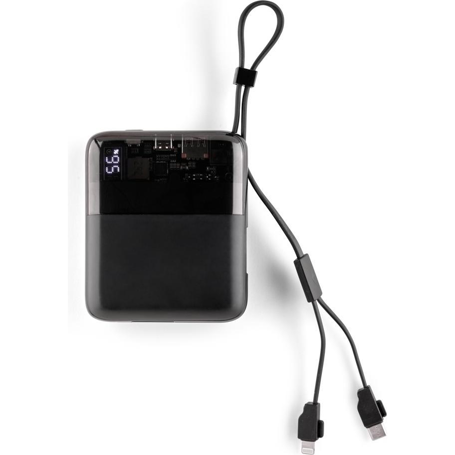 Livoo Externe batterien (10000 mAh, 20 W, 37 Wh), Powerbank, Schwarz