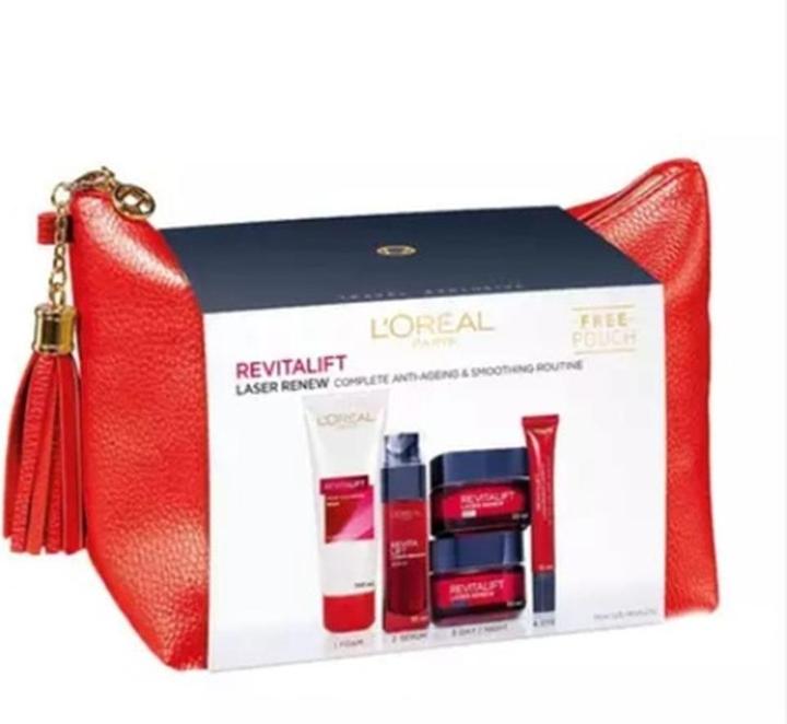 Immagine prodotto L'Oréal Paris L'Oreal Paris Revitalift Laser Renew Set - Schiuma detergente 100 Ml, Crema occhi antirughe 15 G (Set per la cura del viso)